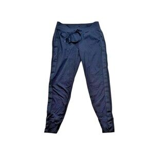 Athleta Metro Jogger Pants Zippers Pockets Athleisure Black Women's Size Small